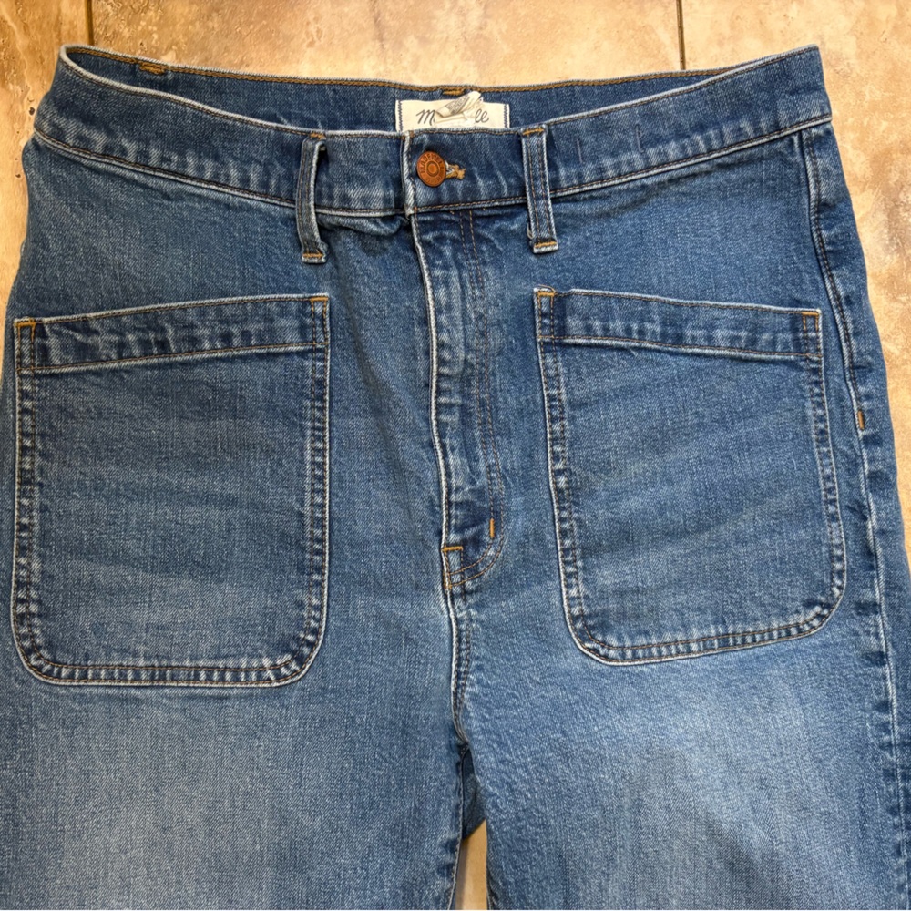 NWOT Madewell Classic Straight Full-Length Jeans in Marfield Wash Women’s 30 - Picture 6 of 13